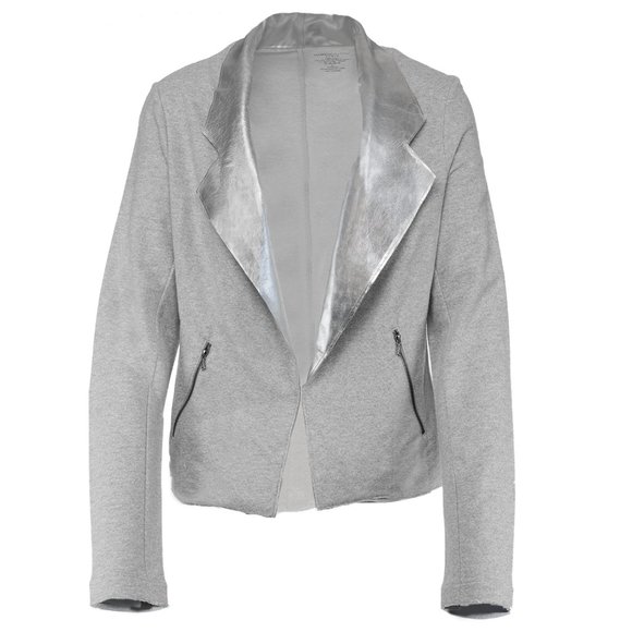 Washable Leather Cardigan by Majestic Paris - Picture 1 of 3